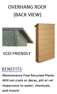 36 x 36 Outdoor Message Center with Posts   Cork Board | Left Hinged Single Door Information Board, with Eco-Design Faux Wood