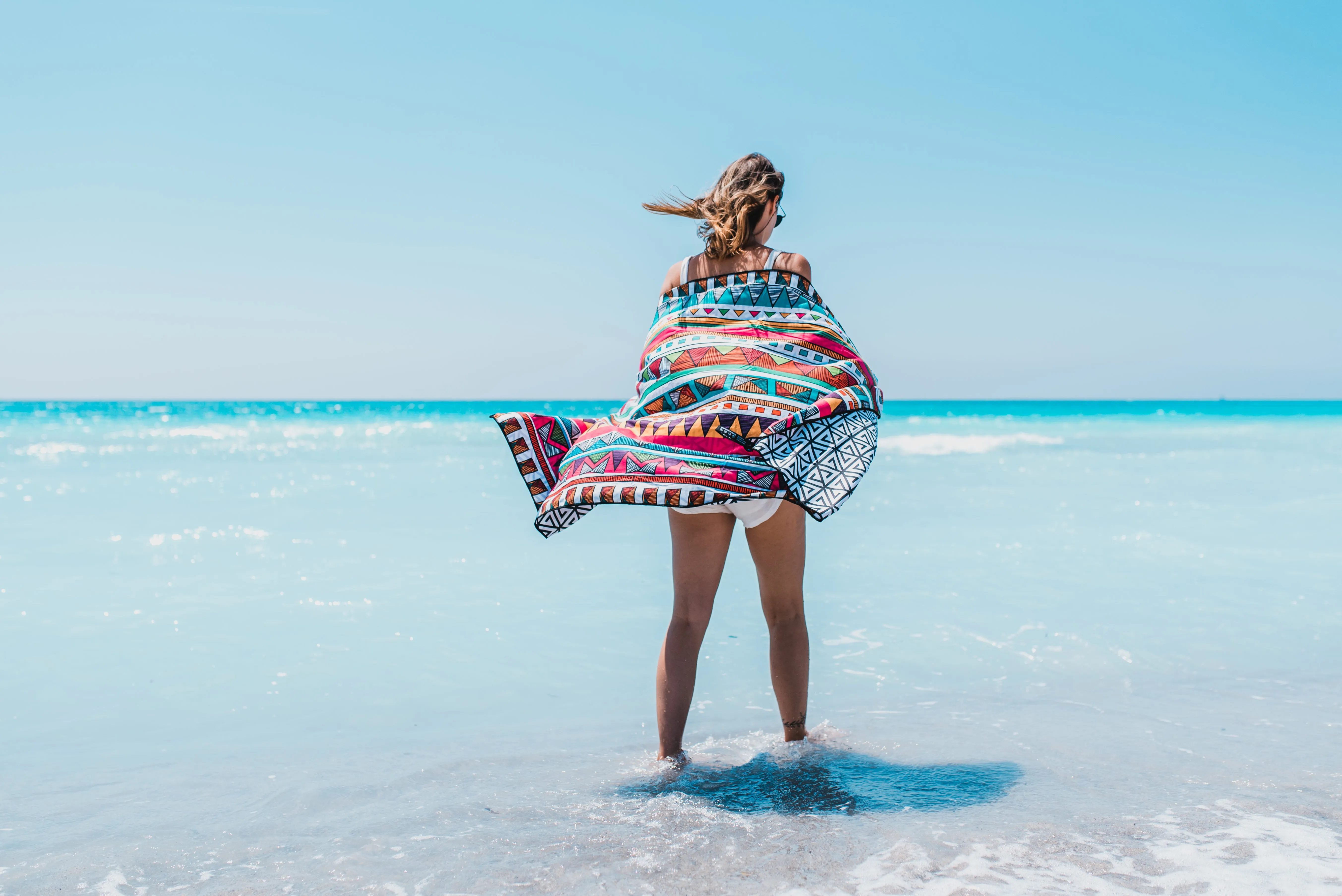 4Monster Sand-Free Beach Towel Bohemian
