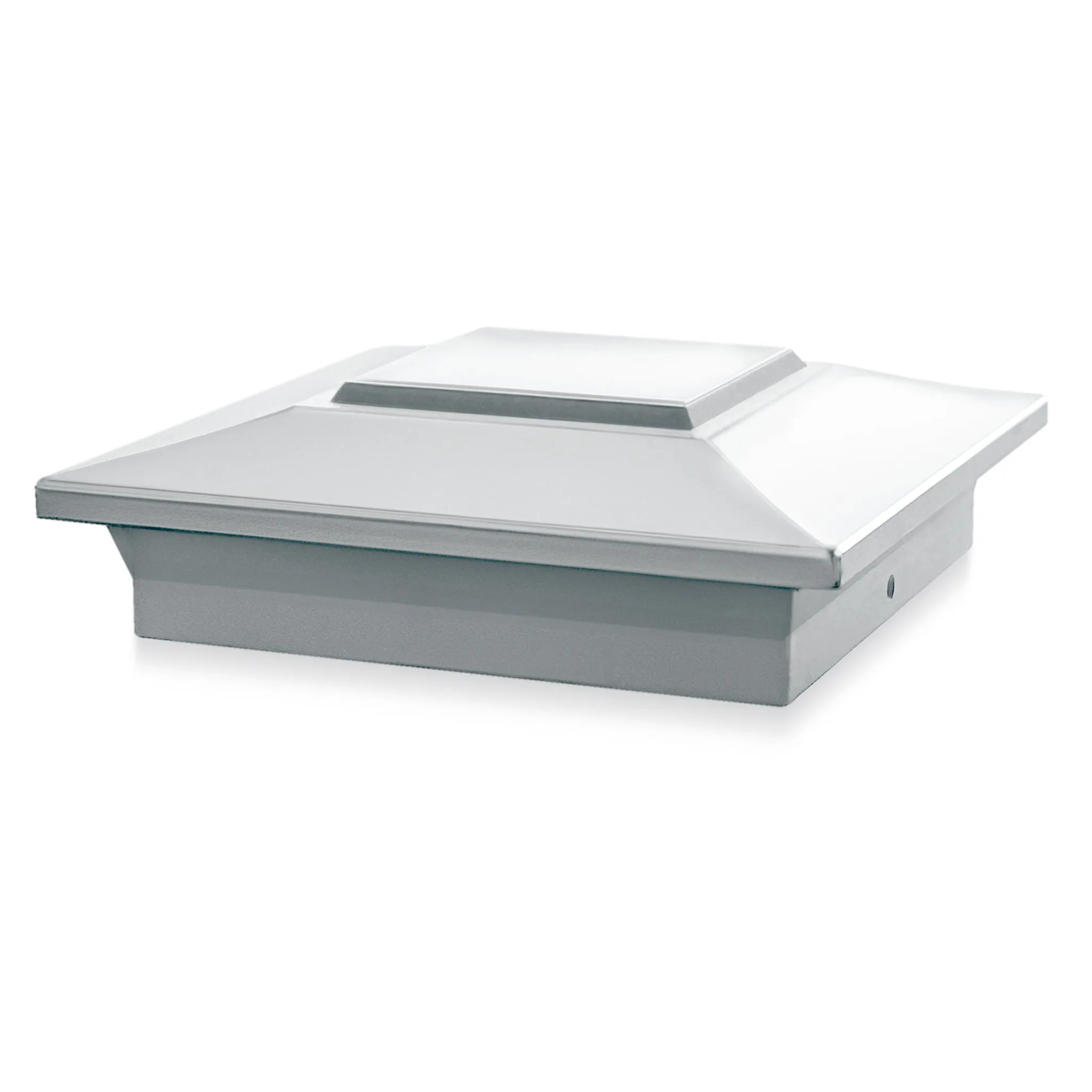 6x6 Aluminum Post Cap - White