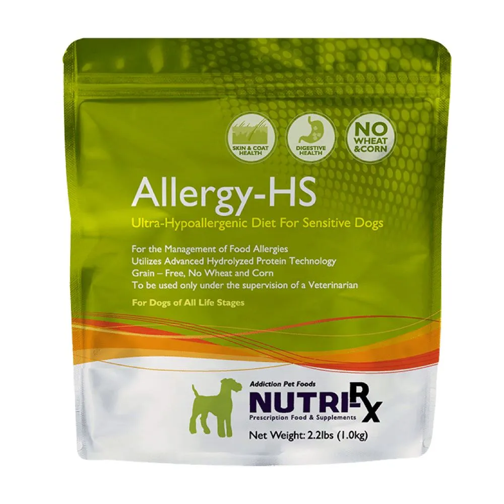 Addiction Nutri-RX Allergy-HS Diet Dry Dog Food 2.2lb