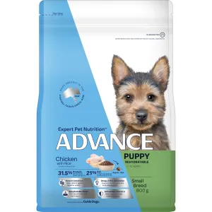 Advance Chicken and Rice Small Breed Puppy Rehydratable Dry Food 800G^^^