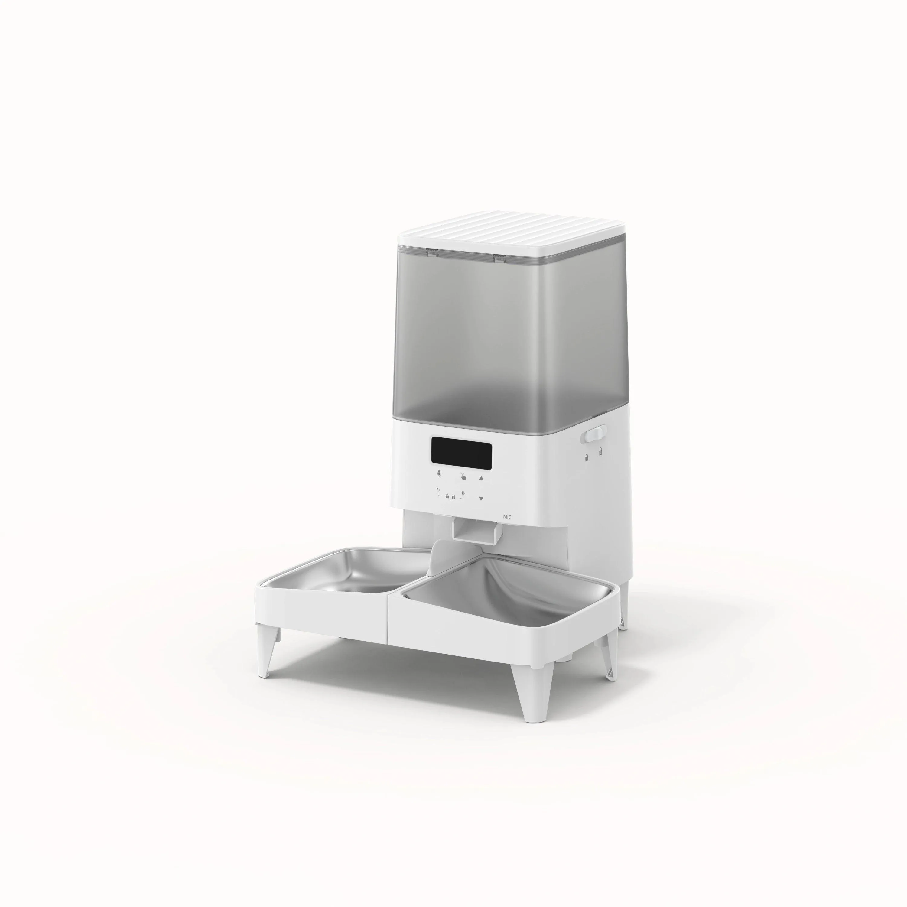 AmiCura 5L 2.4G WiFi App Control Automatic Cat Feeder for Two Cats