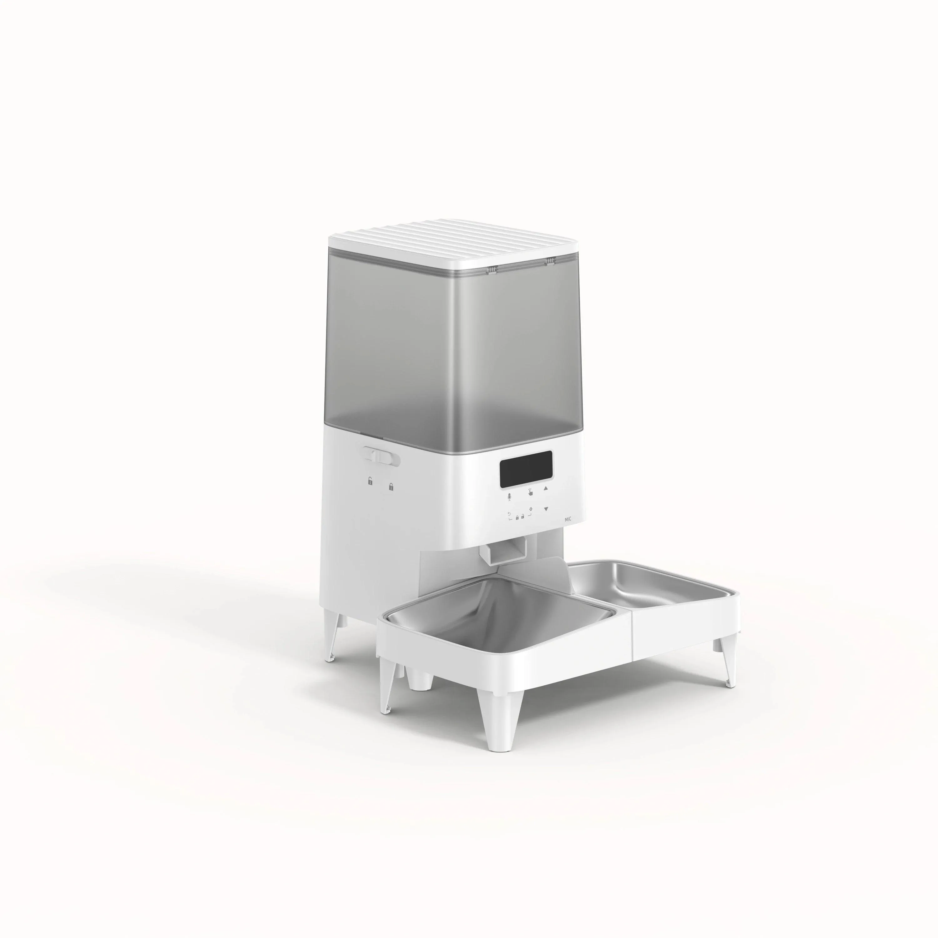 AmiCura 5L 2.4G WiFi App Control Automatic Cat Feeder for Two Cats