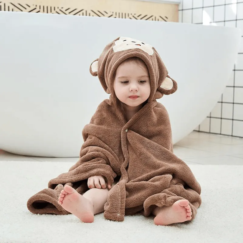 Animal Kid Hooded Bath Towel