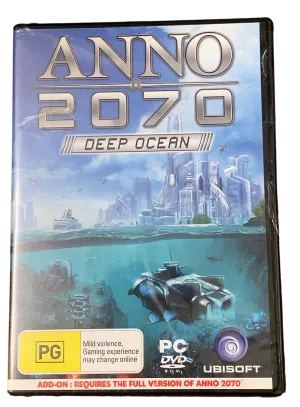 Anno 2070 Deep Ocean *Sealed* PC DVD Add On