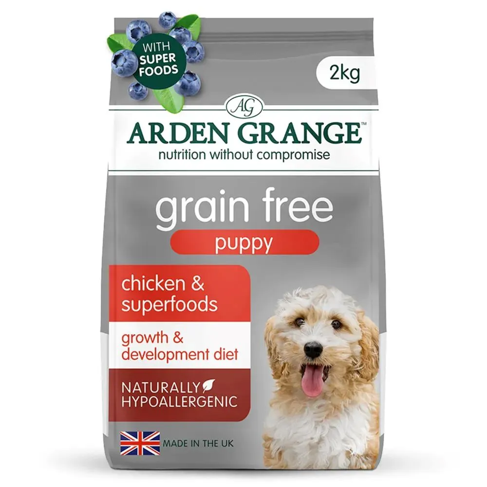 Arden Grange Grain Free Puppy/Junior Chicken & Superfoods 2kg