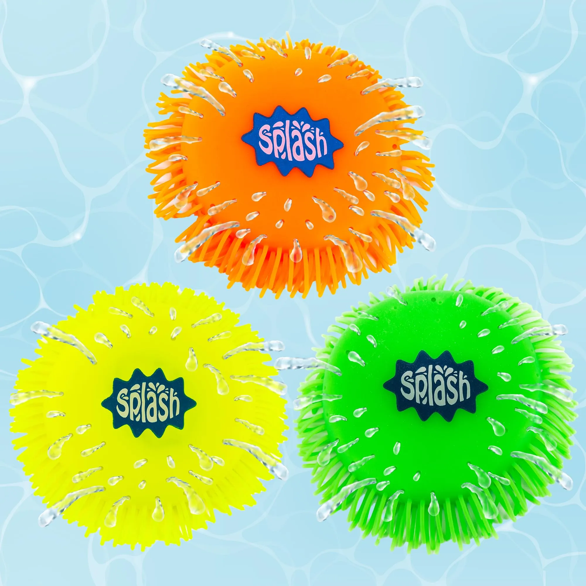 ArtCreativity Splash Water Flying Disc Toys, Set of 3, Water Splashing Frisbee for Kids in 3 Bright Colors, Backyard Games and Outdoor Summer Toys, Water Toys for Kids and Adults