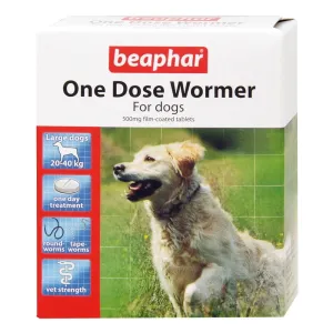 Beaphar One Dose Wormer For Large Dogs