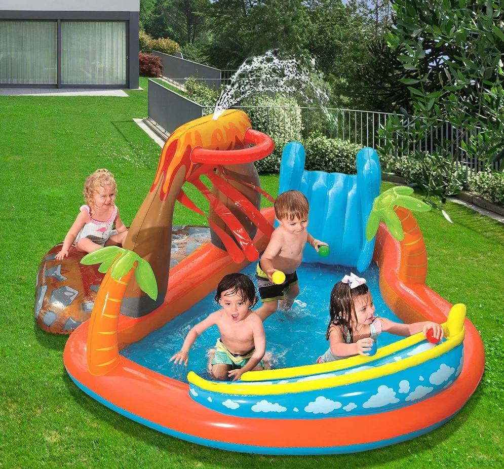 Bestway Lava Lagoon Play Center(104" x 104" x 41"/2.65m x 2.65m x 1.04m)