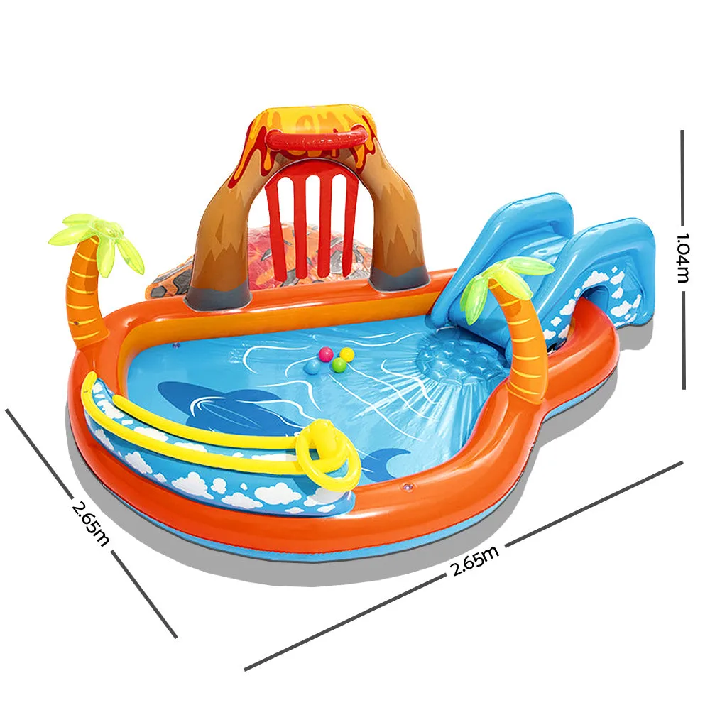 Bestway Lava Lagoon Play Center(104" x 104" x 41"/2.65m x 2.65m x 1.04m)