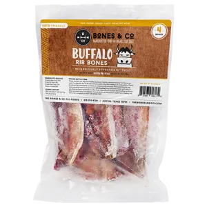Bones & Co. Frozen Buffalo Rib Bones