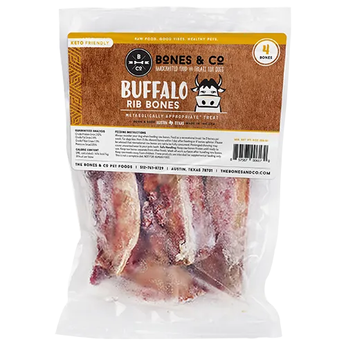 Bones & Co. Frozen Buffalo Rib Bones
