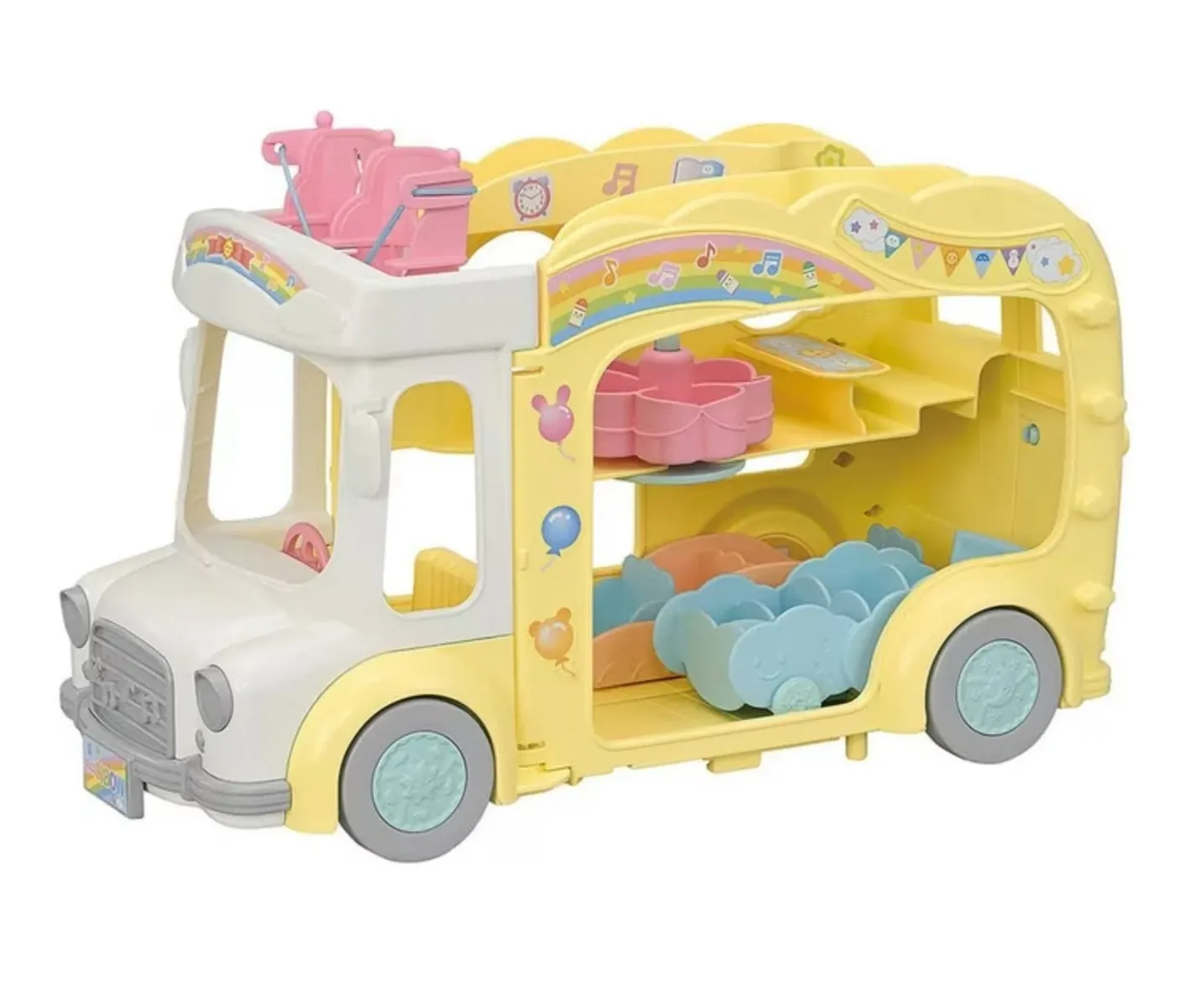 Calico Critters Rainbow Fun Nursery Bus