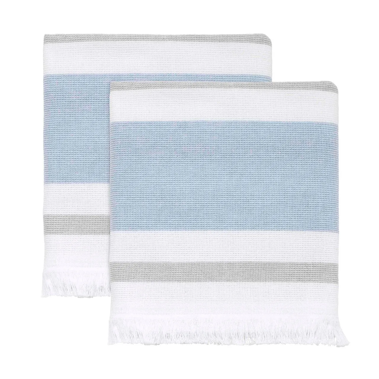 Clubhouse Stripe Towel Blue