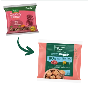 Country Hunter Frozen Puppy Beef 1kg