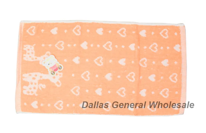 Cute Kids Cotton Hand Towels Wholesale