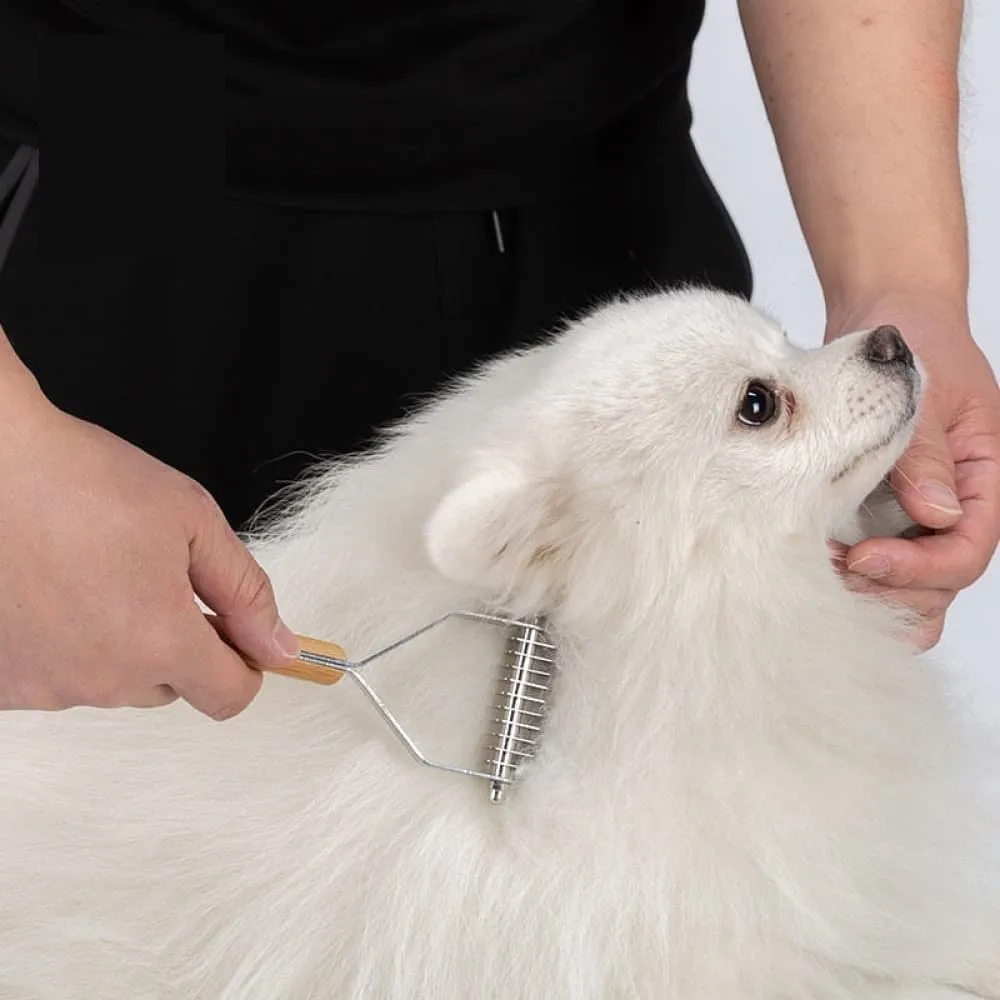 Deshedding Brush Pets Comb Stainless Steel