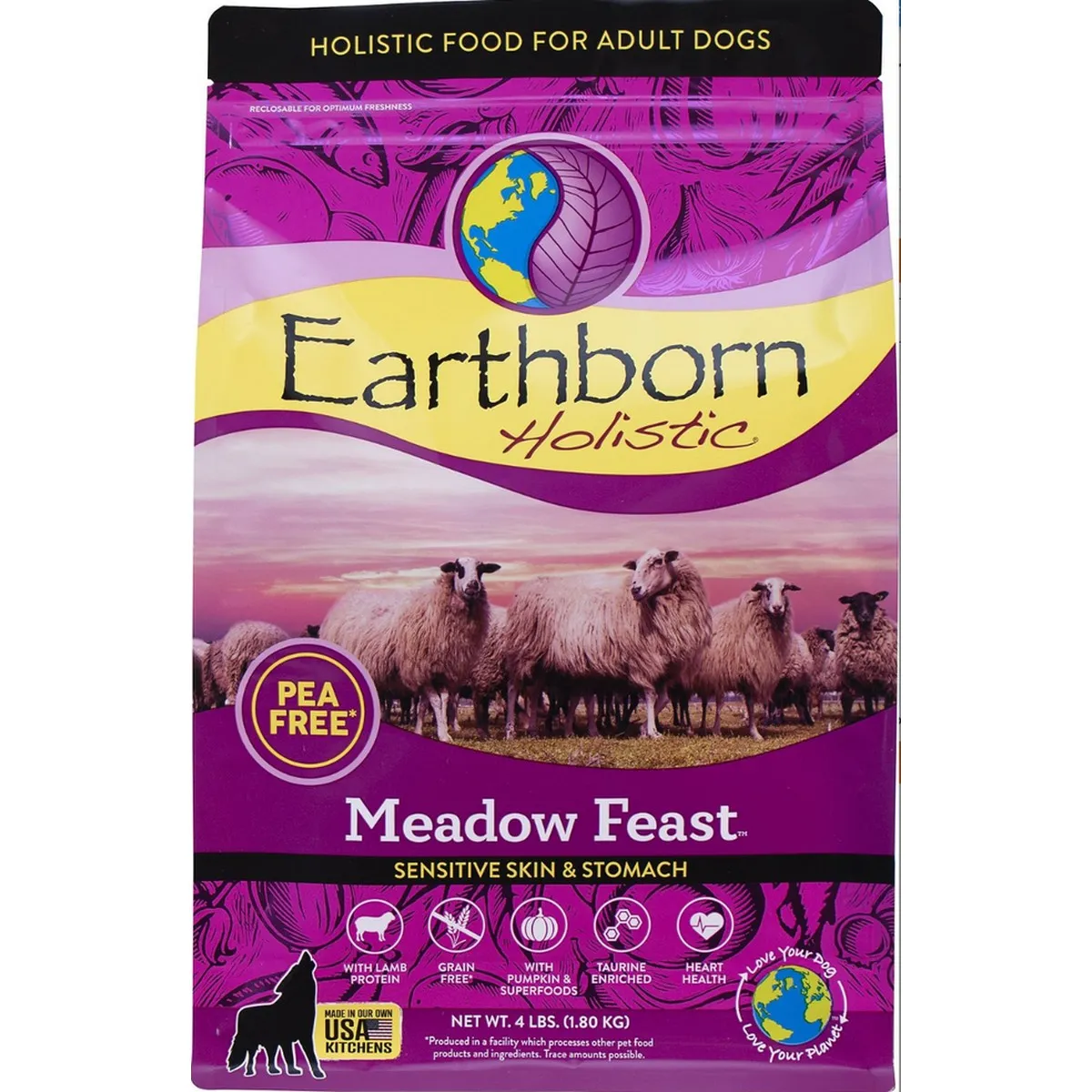 EarthBorn Meadow Feast Dry Dog Food 4lb