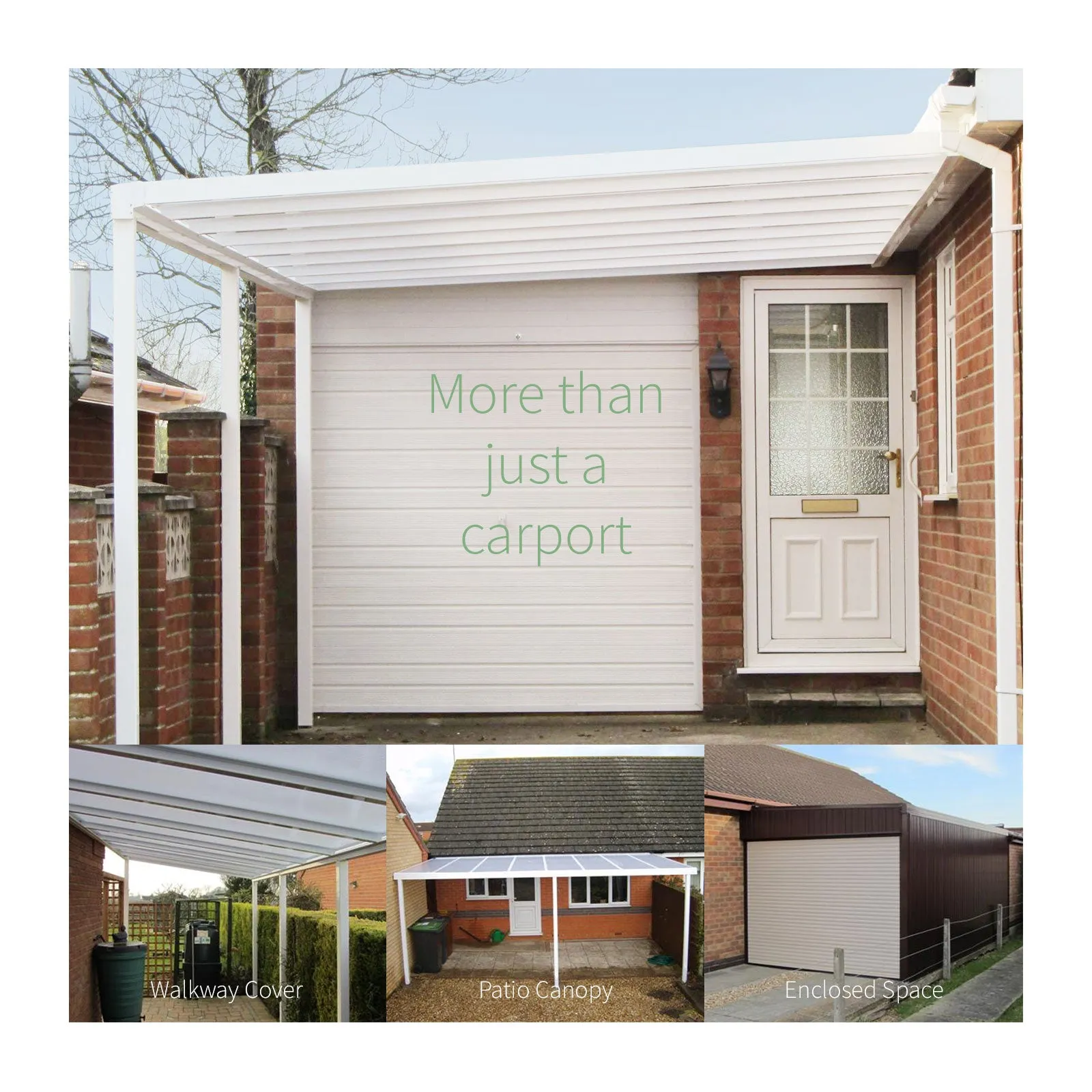 Evolution Canopy Carport Kit (White/Opal)