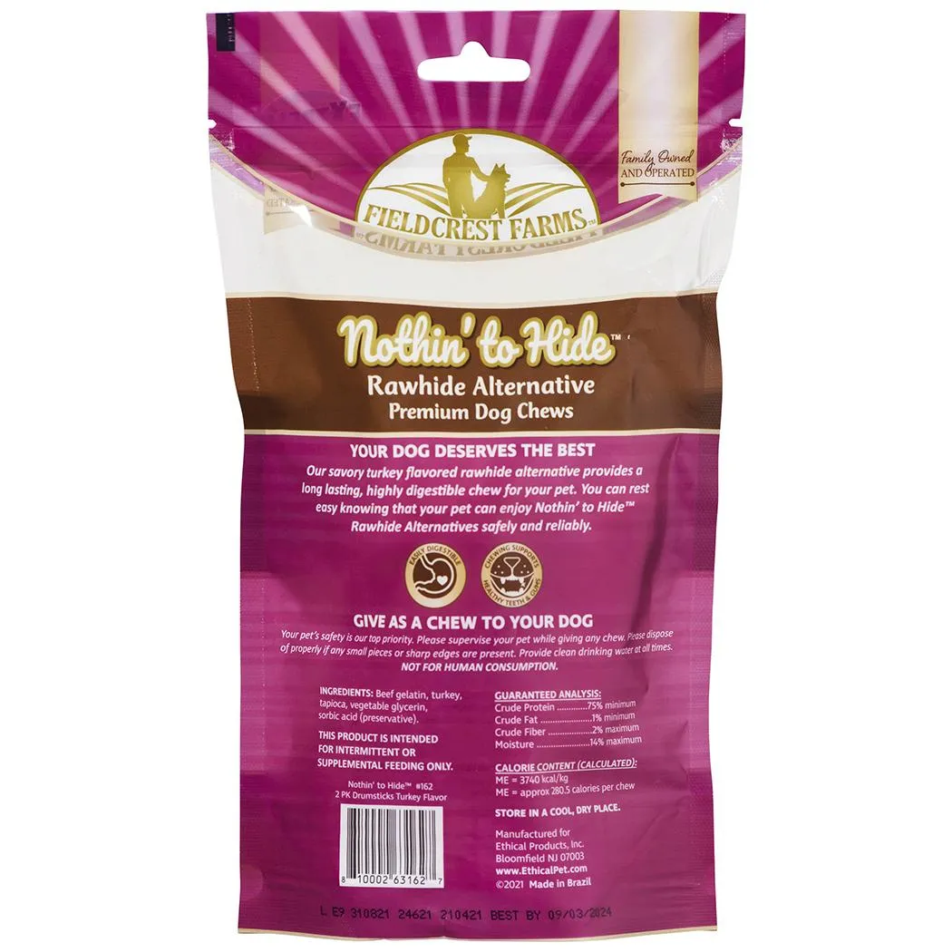Fieldcrest Nothin’ to Hide Drumsticks Turkey Dog Chew