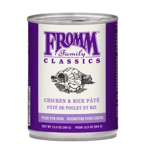 Fromm D Can Classic Paté Chicken & Rice 12.5oz