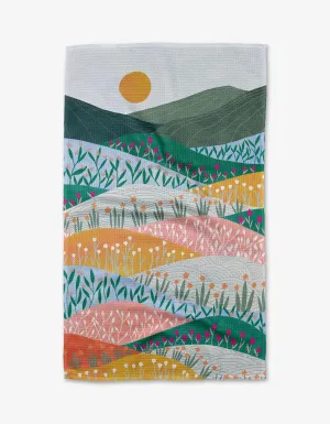 Geometry House Tea Towel - Sunrise Mountains