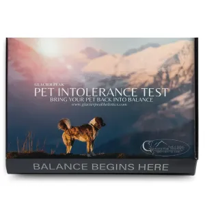 Glacier Peak Pet Intolerance Test (Pet Wellness Life Stress Scan Kit)