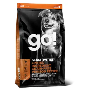 Go! Sensitivities Limited Ingredient Grain Free Venison recipe for dogs