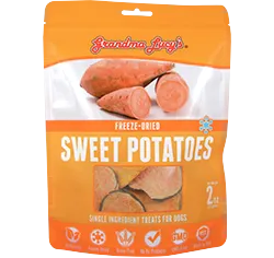 Grandma Lucy's Singles Freeze Dried Sweet Potatoes Single Ingredient Dog Treats