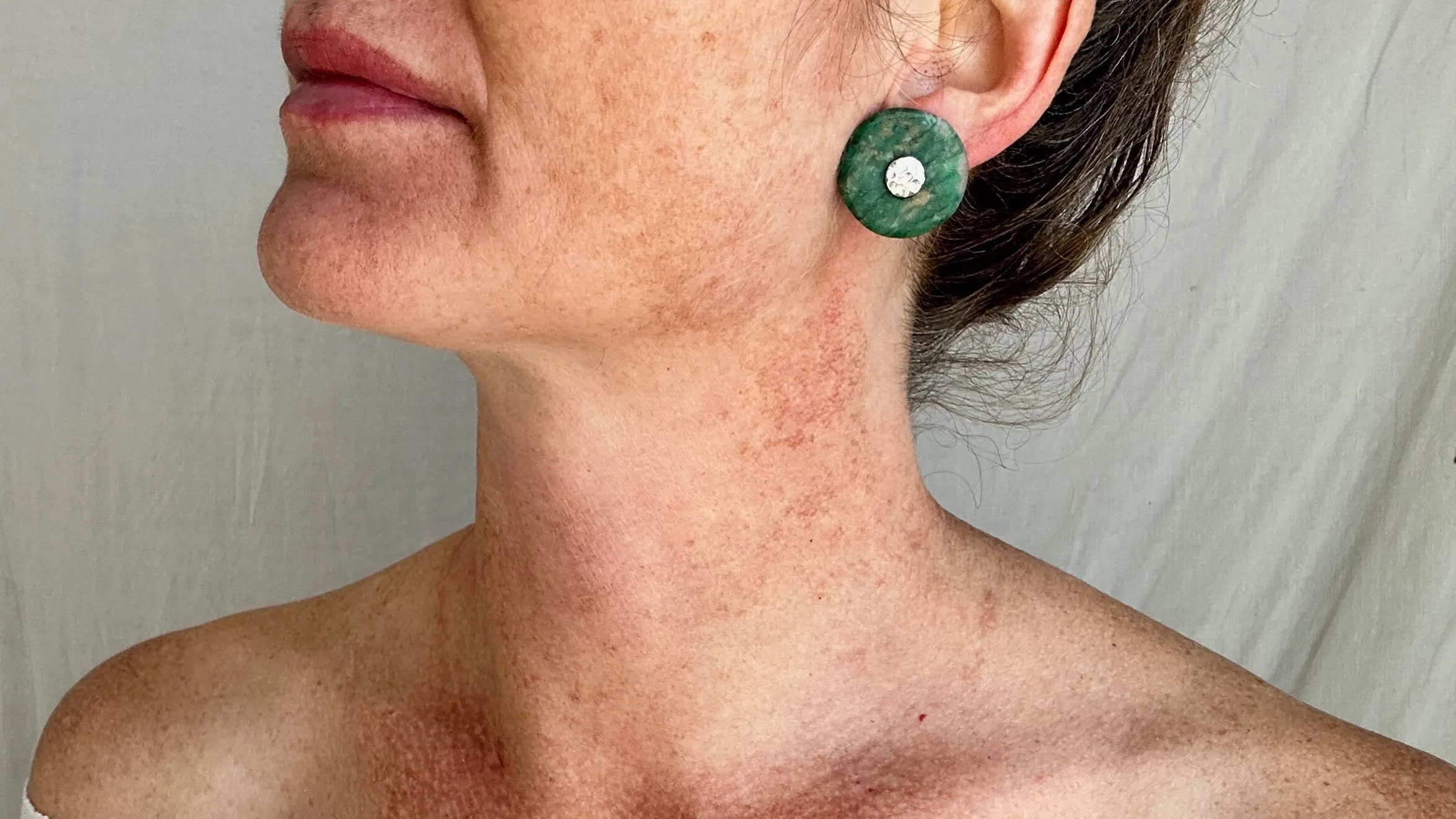 Guatemalita Earrings. Sterling Silver Posts. 0662