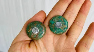 Guatemalita Earrings. Sterling Silver Posts. 1000