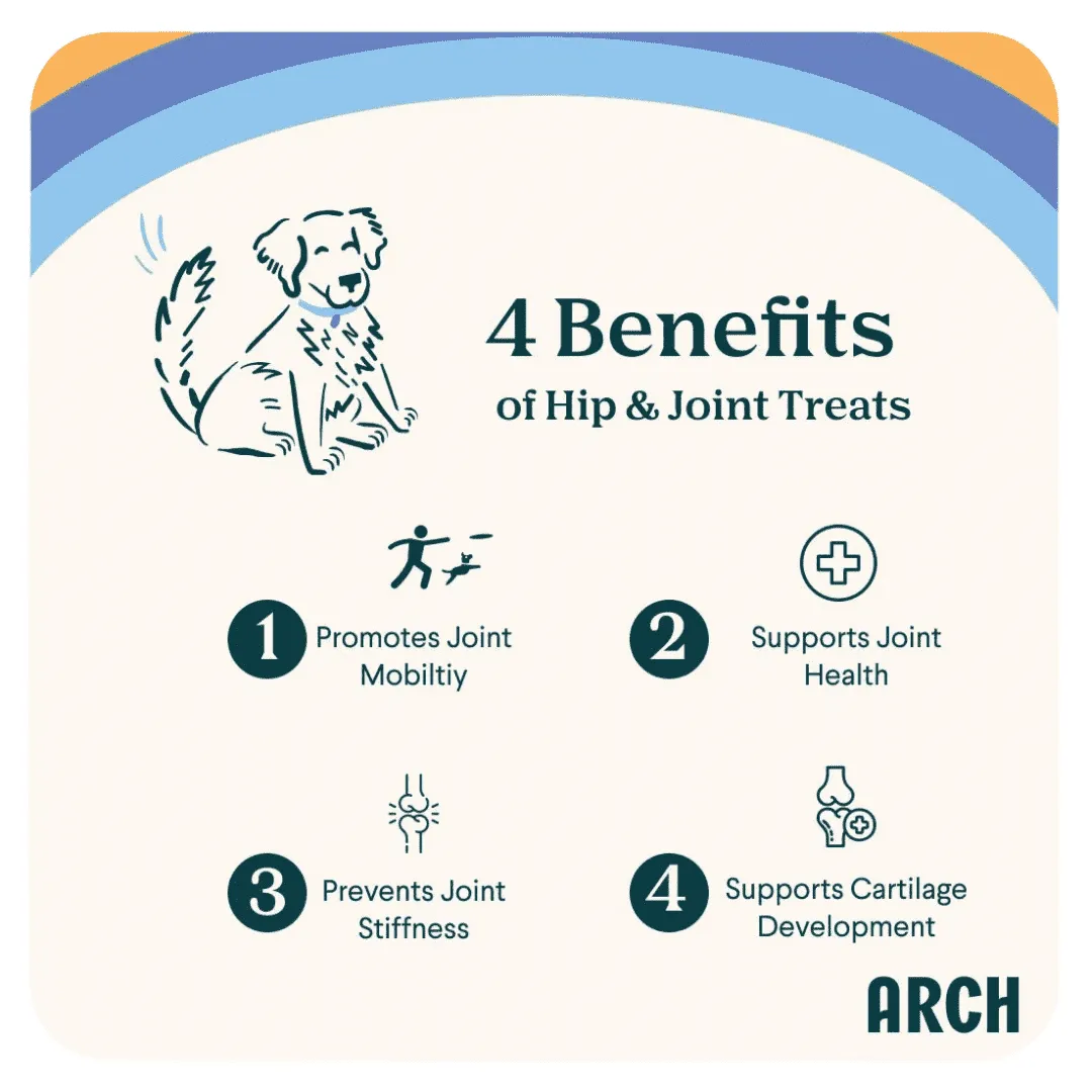 Hip and Joint Treats for Dogs with Cricket Protein