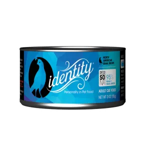 Identity Persona 95% North American Quail & Quail Broth Pate Wet Cat Food 3oz