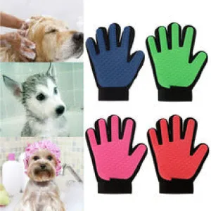 KIMHOME PET Accessories Rubber Brush Glove True Touch