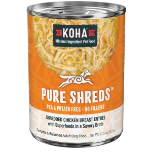 KOHA Dog GF Shredded Chicken Pumpkin 12.5oz