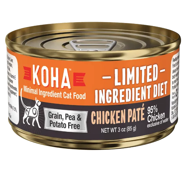 KOHA LID Chicken Pate Canned Cat Food