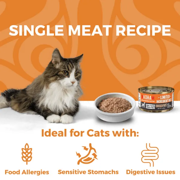 KOHA LID Chicken Pate Canned Cat Food