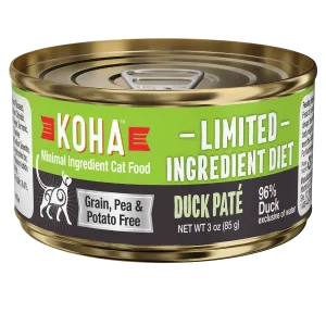 KOHA LID Duck Pate Canned Cat Food