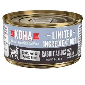 KOHA LID Rabbit Pate Canned Cat Food