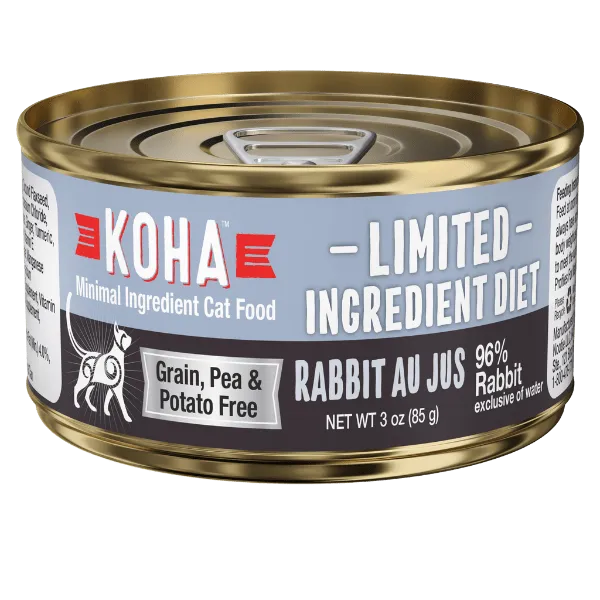 KOHA LID Rabbit Pate Canned Cat Food