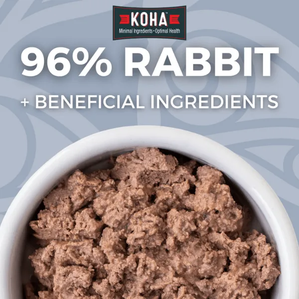 KOHA LID Rabbit Pate Canned Cat Food