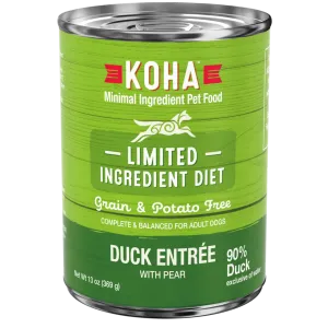 Koha Limited Ingredient Diet Duck Entrée for Dogs