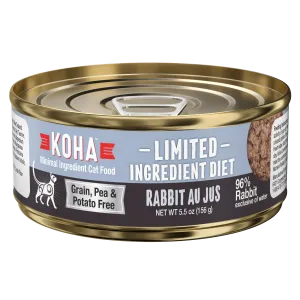 Koha Limited Ingredient Diet Rabbit Au Jus Cat Food 5.5oz