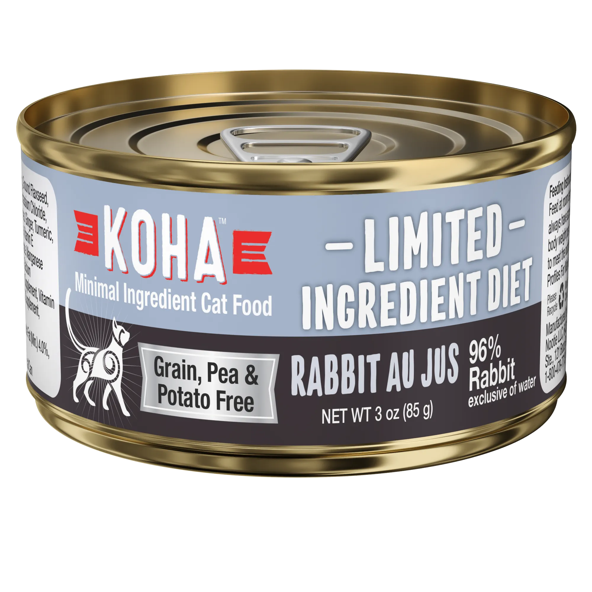 KOHA Limited Ingredient Diet Rabbit Au Jus for Cats 3oz