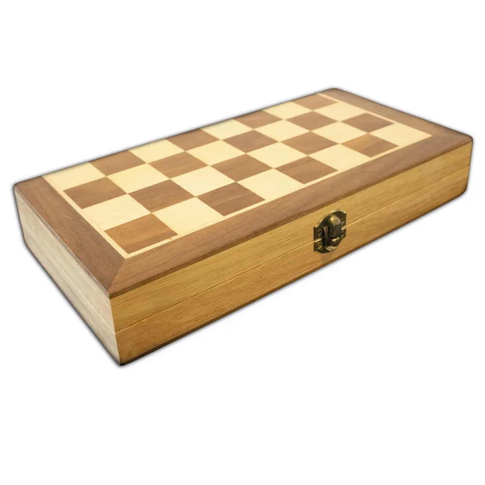 LPG Wooden Chess/Checkers/Backgammon Set (30cm)