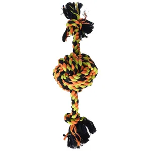 Mammoth Flossy Chews Monkey Fist Ball w/ Rope Ends - Large