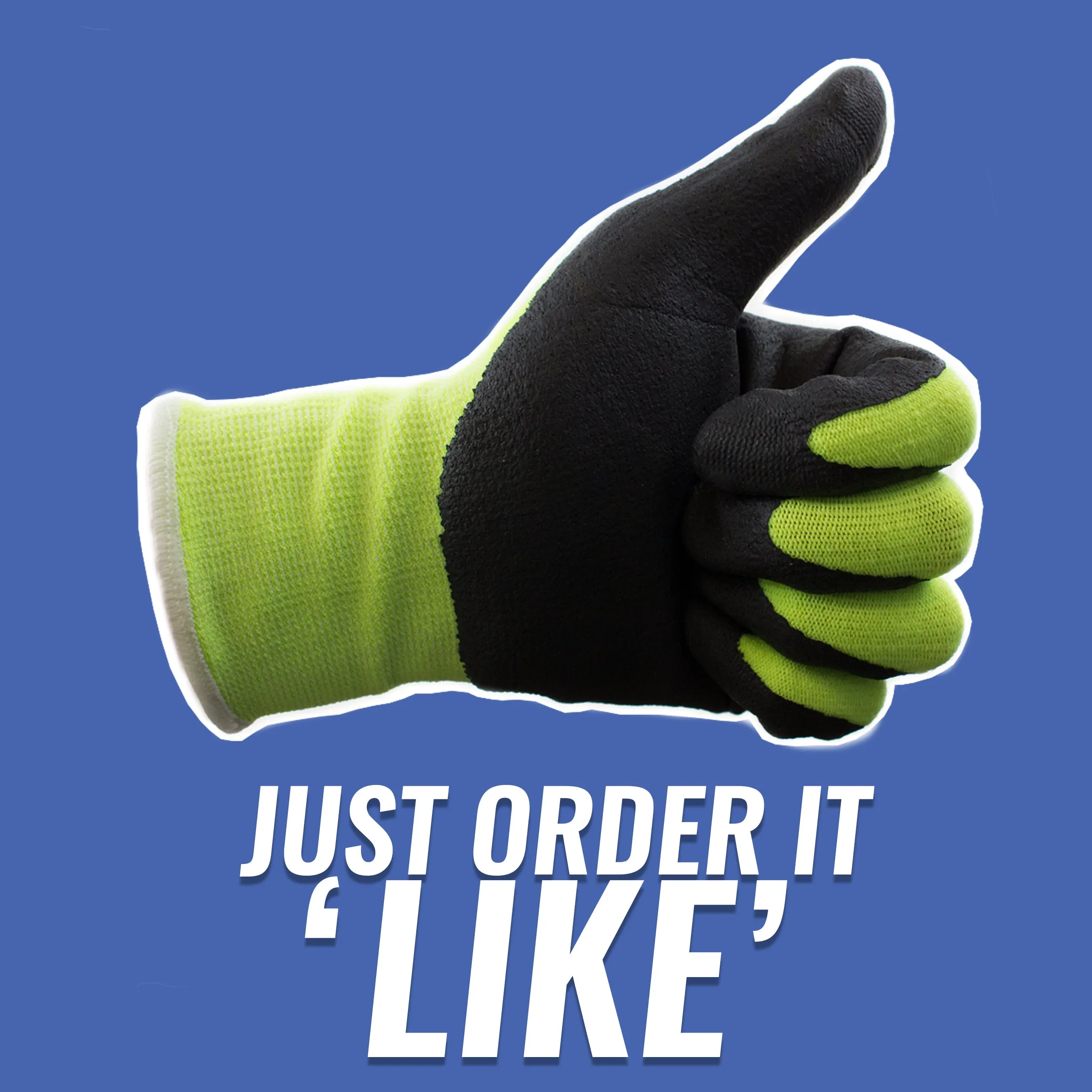 Micro Foam Nitrile Coated Nylon Work Glove with Dots on Palm - BGFLEXDOT-GY