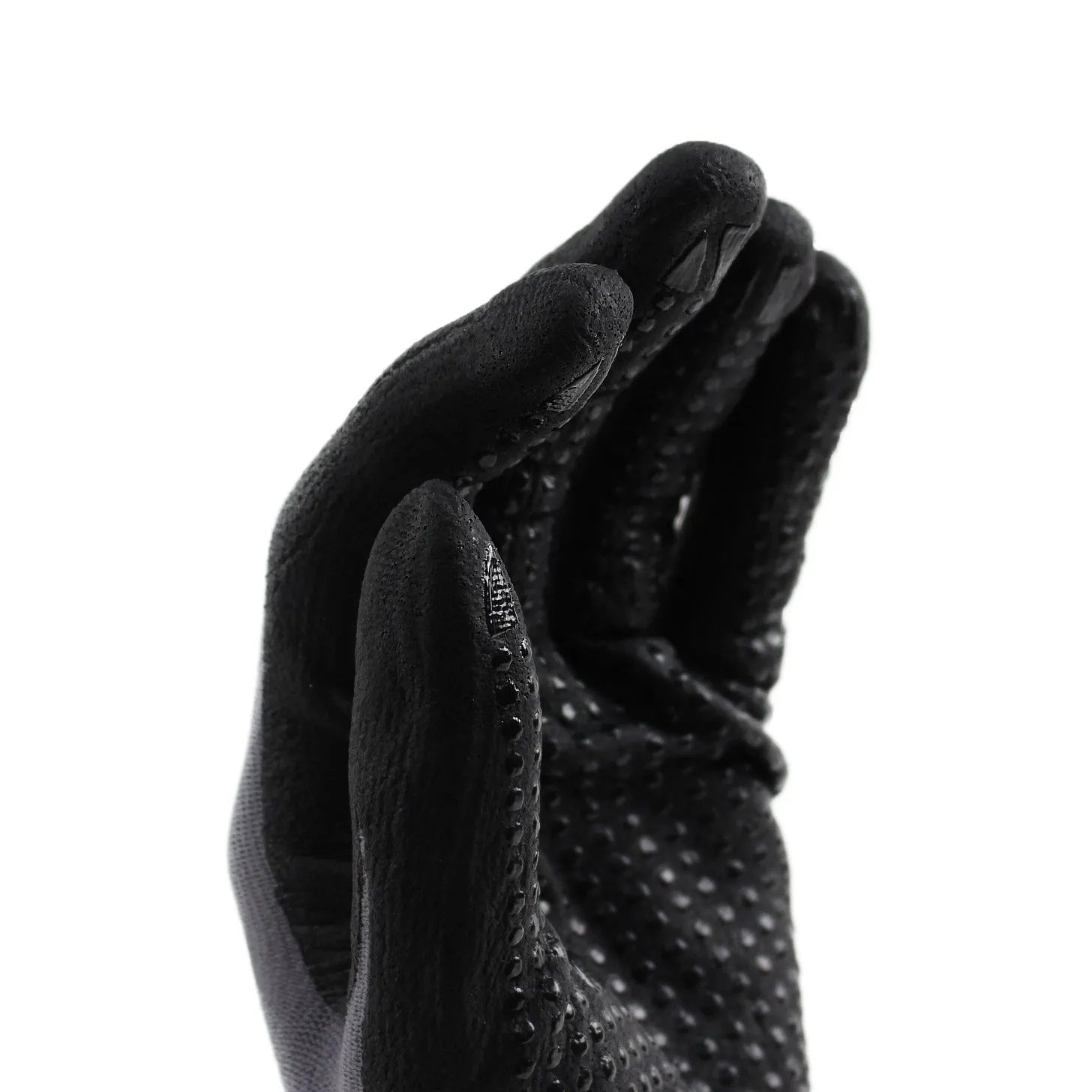 Micro Foam Nitrile Coated Nylon Work Glove with Dots on Palm - BGFLEXDOT-GY