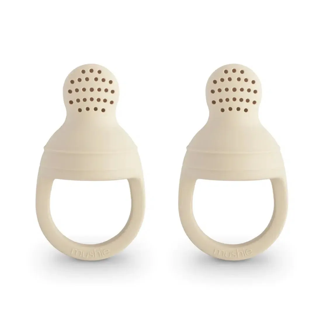 Mushie - Silicone Fresh Food Feeder 2-Pack - Shifting Sands