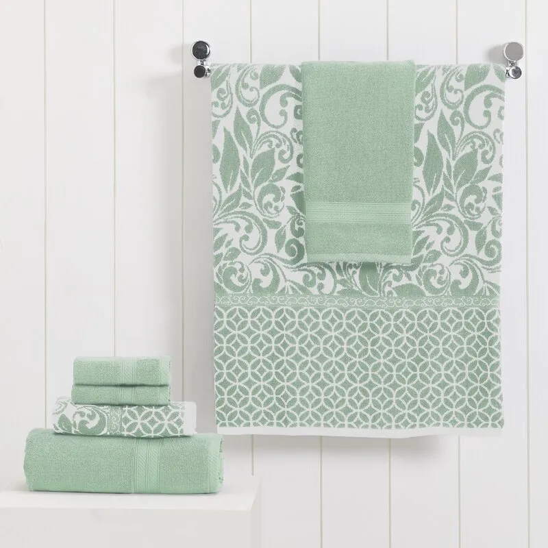 Napua 6 Piece Classic 100% Cotton Bath Towel Set